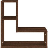 vidaXL Zidne police 2 kom boja smeđeg hrasta 50 x 15 x 50 cm drvene | shoptok.hr
