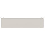  Jastučić za klupu SOEST 100% poliester Bijela 200 x 40 x 5 cm | shoptok.hr