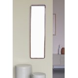White Label Stensko ogledalo z lesenim okvirjem 34x120 cm Nyko – | Shoptok.si