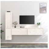  TV omarica 4 kosi bela trdna borovina | Shoptok.si
