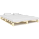  Posteljni okvir iz palet trdna borovina 200x200 cm, (20606423) Cene
