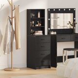  Highboard Crni hrast 40 x 41 x 135 cm Konstruirano drvo | shoptok.hr
