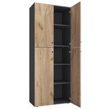 MID.YOU Omara za oblačila Lona xxl, antracit, barva hrasta | Shoptok.si
