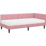  Kutni krevetni okvir s madracem 2 kom. Ružičasta 80 x 200 cm | Shoptok.si