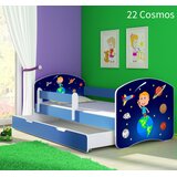  Otroška postelja ACMA z motivom, stranica modra + predal 140x70 cm 22 Cosmos | Shoptok.si