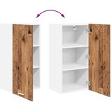 Viseći ormarić Zidne Riga Beton siva i bijela 40 x 31 x 80 cm | shoptok.hr