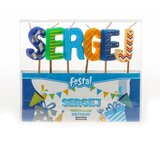 Festa natalis, rođendanska svećica, odaberite ime sergej | ePonuda.com