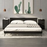 vidaXL Nočna omarica 2 kosa črna 40x36x65 cm Cene