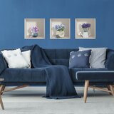 Ambiance Set s 3 zidne 3D samoljepljive naljepnice Purple Bouquets Cijene