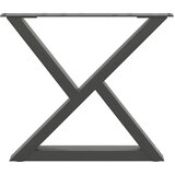  Noge za klub stolić 2 kom. antracit 50 x (42-43,3) cm čelik | shoptok.hr