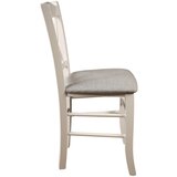 Landscape stol, les, tekstil siva, bela | Shoptok.si