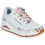 Skechers Nizke superge JGOLDCROWN: UNO - LOVE Bela | Shoptok.si