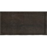 Stolna ploča tamnosmeđa 120x60x(2-6) cm obrađeni masivni hrast | shoptok.hr