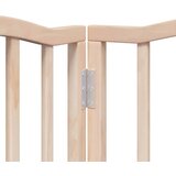  Vrata za pse s vratašcima 12 panela sklopiva 600 cm drvo topole | shoptok.hr