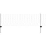 vidaXL Ograda posts 11 kom U-kanal siva 60 cm čelik, Šesterokutna ograda siva 0.6x25 m čelik | shoptok.hr