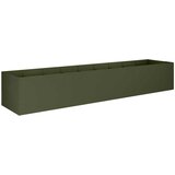  Vrtna saksija Maslinastozelena 360 x 80 x 60 cm Čelična vrata | shoptok.hr