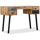  pisalna miza iz masivne predelane tikovine 110x50x76 cm | Shoptok.si