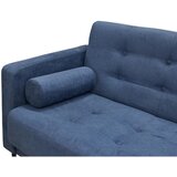 P & B ZOFA S POSTELJNO FUNKCIJO, modra tekstil | Shoptok.si