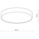  Brilagi - LED RGBW prigušiva plafonska svetiljka CLARE 4xE27/9W/230V Wi-Fi bež | Eponuda.com