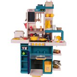  Otroška kuhinja za igro Kitchenette z zvočnimi, svetlobnimi in vodnimi učinki - 50 elementov - zelena | Shoptok.si