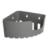 Tatay zidna kutna košara za odlaganje 20x20x11cm pp, siva standard | shoptok.hr