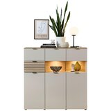 Premium Living Visoka Komoda Memphis, Kašmir, Barva Hrasta | Shoptok.si