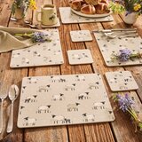 Cooksmart ® Pluteni podmetač 4 kom 21,5x29 cm Highland Sheep – | shoptok.hr