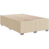 Krevet s oprugama i madracem krem 120 x 200 cm od tkanine | shoptok.hr
