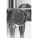 ELITE EDITION Luksuzni gunmetal nadometni tuš sistem | Tuš SH1857 — Ne | Shoptok.si