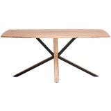 Livetastic JEDILNA MIZA, trd les akacija črna, barve akacije | Shoptok.si