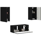  Set TV komoda 6 kom. Crna Konstruirano drvo | shoptok.hr
