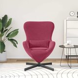  Jajolika fotelja Vinska crvena 63 x 73 x 90 cm Baršun | shoptok.hr