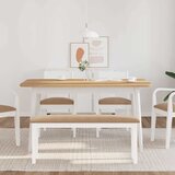  Klupa 110 cm bijela puna drvena guma | shoptok.hr