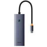 Baseus hub usb-c/4u1 dark grey | shoptok.hr