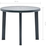 vidaXL Vrtni stol zeleni 89 cm plastični | shoptok.hr