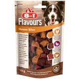 8in1 8 v 1 Flavours Skewer Bites pasji prigrizki - 100 g Cene