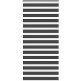 vidaXL Zavjesa zebra crna 110x230 cm širina tkanine 105,9 cm poliester Cijene