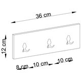 Hanah home Čiviluk Uclu White | ePonuda.com