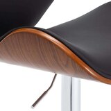  Barski stolček črno umetno usnje, (20624435) | Shoptok.si