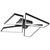  LED prigušiva plafonska svetiljka LED/115W/230V 3000-6500K crna + daljinski upravljač | Eponuda.com
