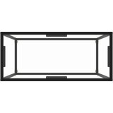  Konzolna mizica prozorna 80x35x75 cm kaljeno steklo, (20715674) | Shoptok.si