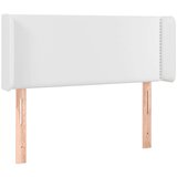  Posteljno vzglavje belo 83x16x78/88 cm umetno usnje, (20737785) | Shoptok.si