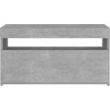 TV ormarić s LED svjetlima siva boja betona 75 x 35 x 40 cm | Eponuda.ba