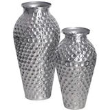 Set Dekorativnih Vaz Silver, 2 Kos