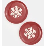 Sinsay Keramički tanjuri s božićnim motivom set od 2 | shoptok.hr