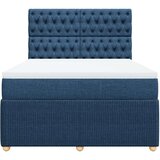  Krevet s oprugama i madracem plavi 140x200 cm od tkanine | shoptok.hr