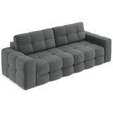 Makamii Temno siva raztegljiva sedežna garnitura iz tkanine bouclé 255 cm Milu – | Shoptok.si
