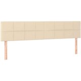  Krevet s oprugama i madracem krem 200 x 200 cm od tkanine | shoptok.hr