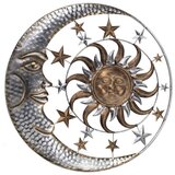 Signes Grimalt Kipci in figurice Stenski Okras Luna-Sonce Srebrna | Shoptok.si