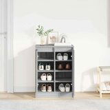 vidaXL Omarica za čevlje siva sonoma 57x34x76 cm inženirski les | Shoptok.si